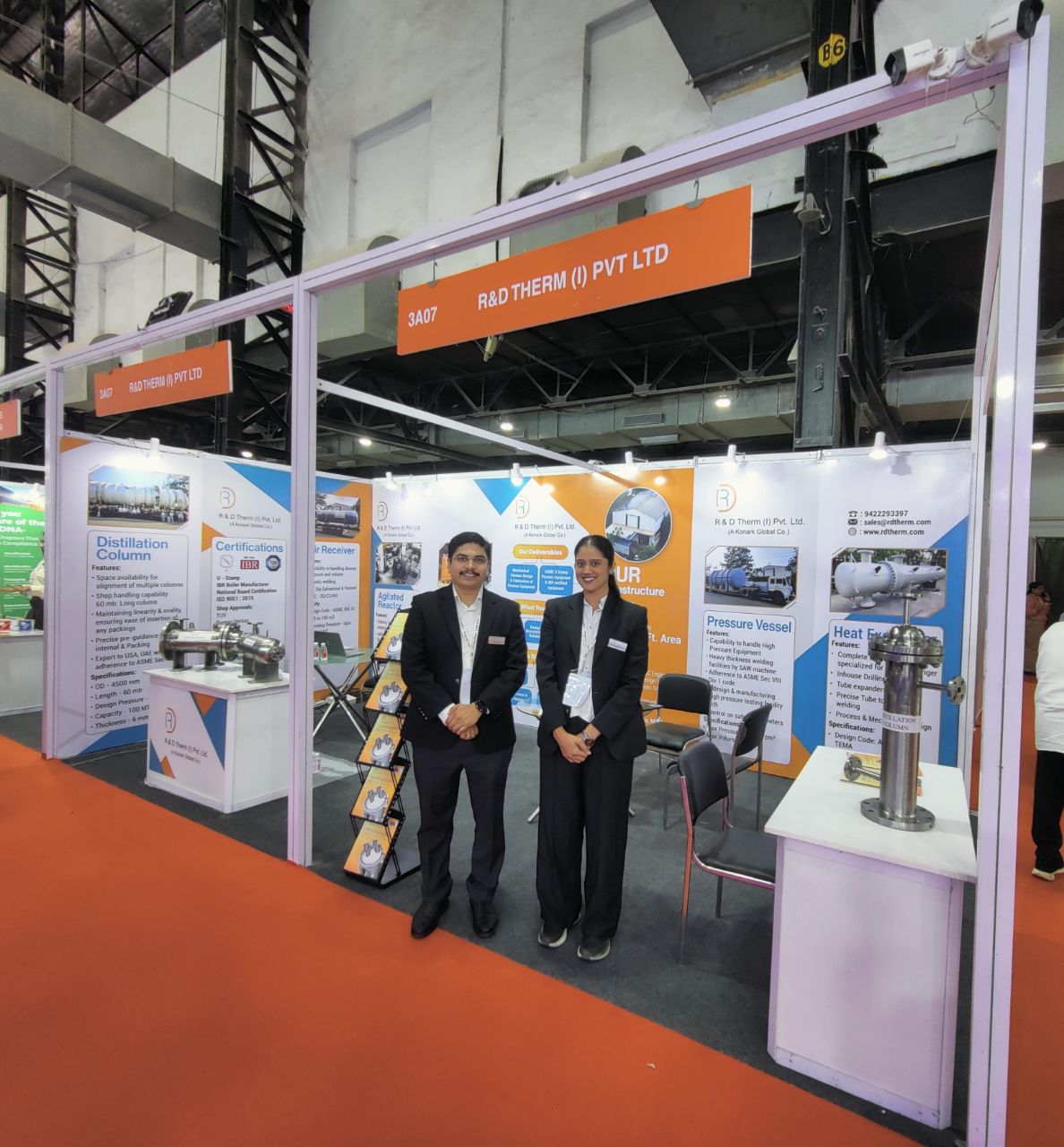 R&D Therm booth at ChemProTech India 2025